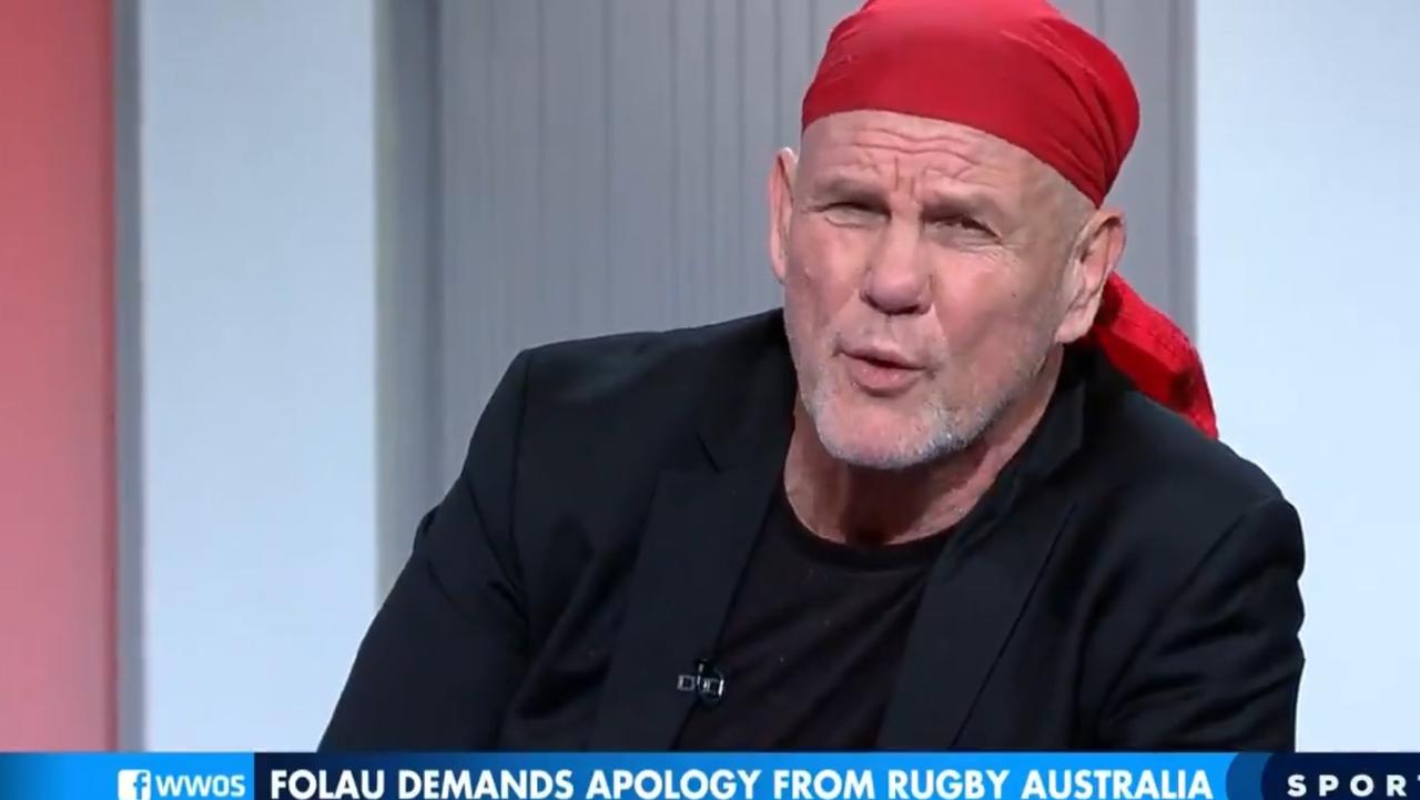 Peter FitzSimons gives Israel Folau both barrels on Channel 9's Sports Sunday.