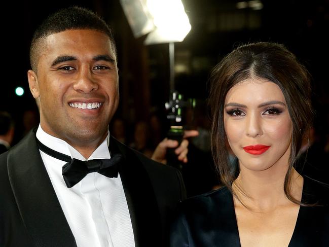 Michael Jennings and Kirra Wilden at the Dally M awards at The Star , Darling Harbour .Picture Gregg Porteous