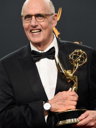 Jeffrey Tambor won an Emmy for his role as a transgender woman in Transparent, which he now says has a “politicised atmosphere”. Picture: Frazer Harrison/Getty