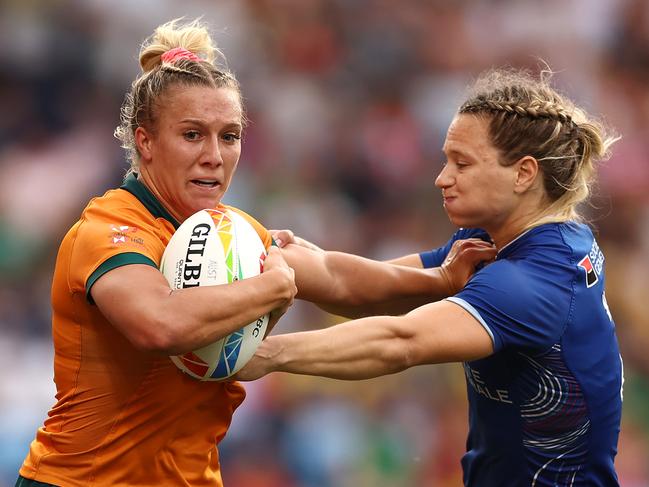 Levi is among Australia’s rugby sevens stars who will play a key role in success at the Paris Olympics. Picture: Getty Images