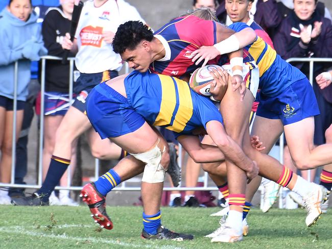 GPS First XV rugby between BSHS and Toowoomba Grammar. Saturday July 13, 2024. Picture, John Gass