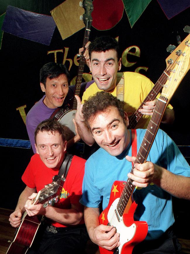 Wiggles Anthony Field, Murray Cook, Greg Page and Jeff Fatt