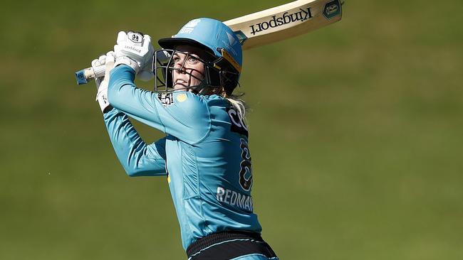 Georgia Redmayne slapped the Hurricanes attack all over Drummoyne Oval — but she was helped by their poor fielding. Picture: Getty Images