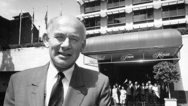 Those were the days. general manager Michael Hall outside the Sebel Townhouse