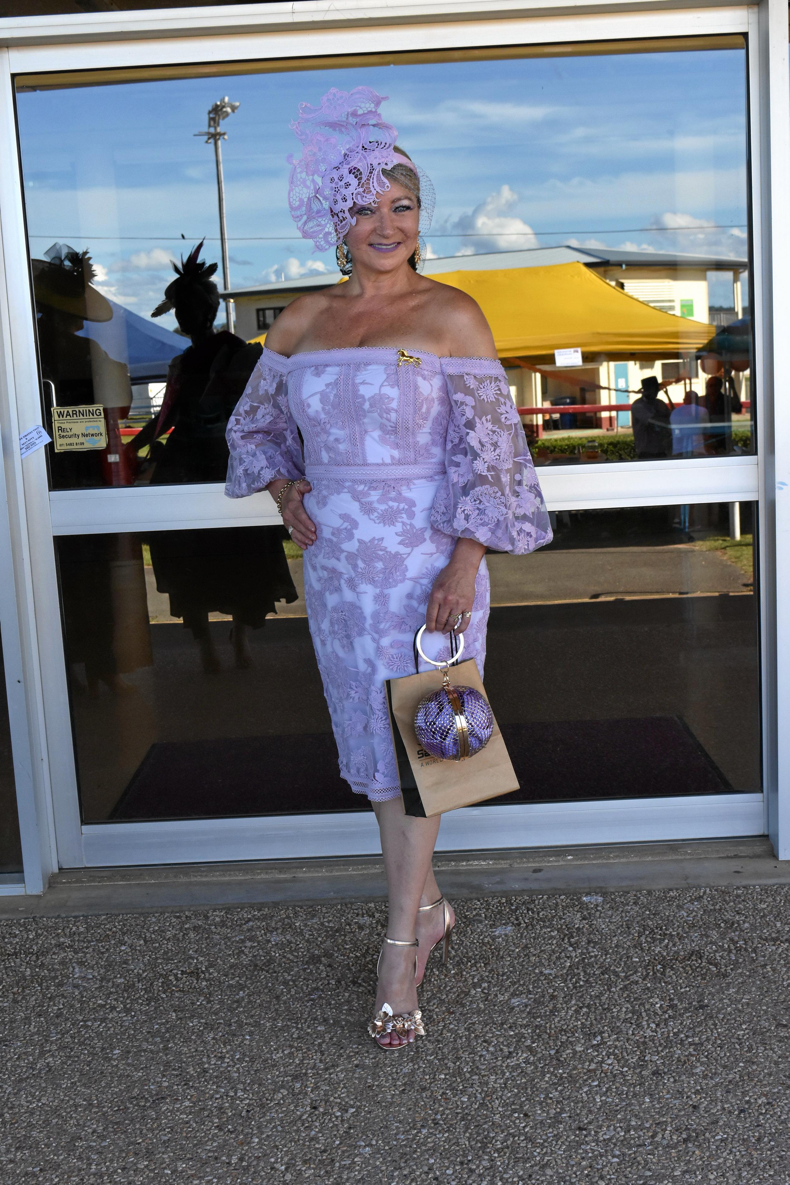 Fashions of the field - Ladies runner-up classic Kellie Mahlstedt. Picture: Bec Singh