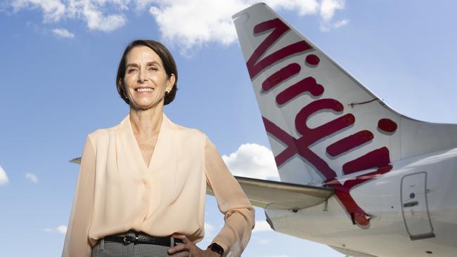 Despite turning the airline around from the brink of collapse, Virgin CEO Jayne Hrdlicka has failed to win over fund managers needed to support an IPO. Picture: NCA NewsWire/Sarah Marshall