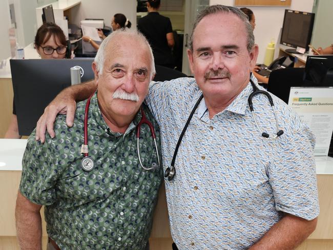 Mermaid Central Medical Clinic proudly announced an extraordinary milestone, the 40-year partnership of Dr. Graham Exelby and Dr. Jack Ashwin officially celebrated in February 2025.  Picture Glenn Hampson