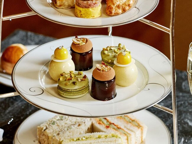 The chocolate high tea at Hotel Windsor. Picture: Supplied.