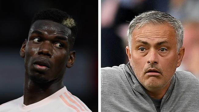 Jose Mourinho vs Paul Pogba