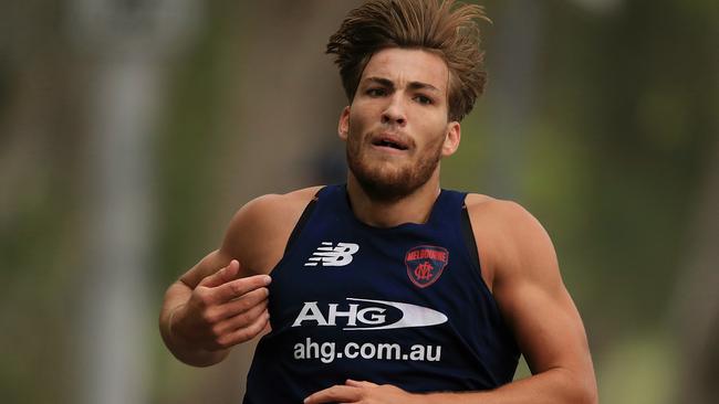 Jack Viney is the youngest member of Melbourne’s new leadership group. Picture:Wayne Ludbey