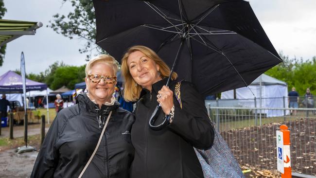 Denise Spanner and Heather Shearer at Dover Seafest in Dover. Picture: Caroline Tan