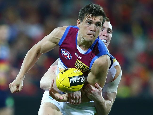 Delisted Lion Jed Adcock joins the Western Bulldogs. Picture: Sarah Reed