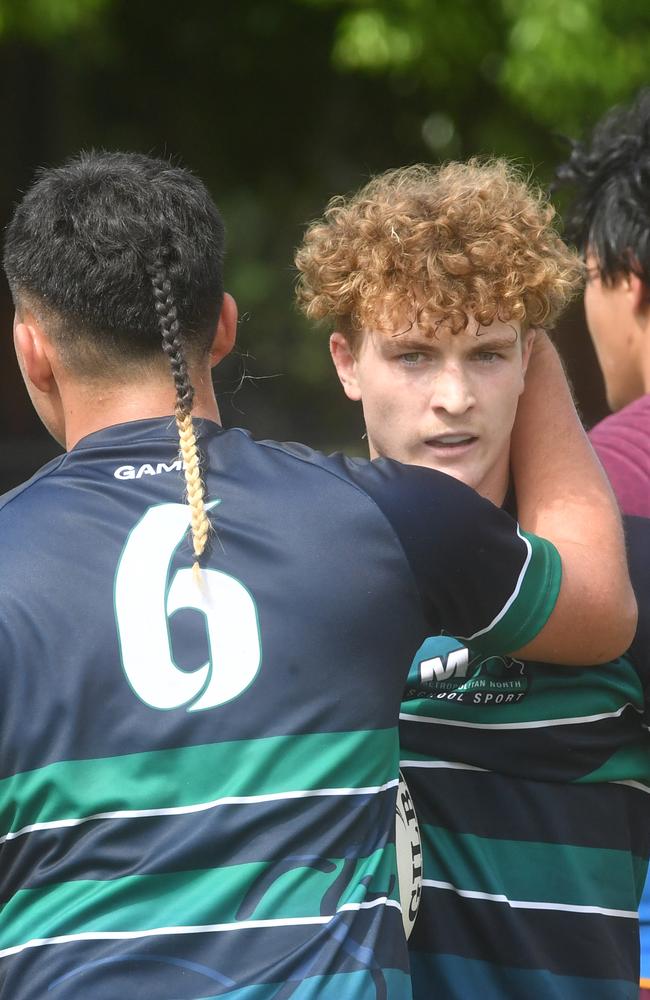 QLD Rugby Union State Championships (17-18 years boys) at the Townsville Sports Precinct. Friday May 23. South Coast against Metro North. Picture: Evan Morgan