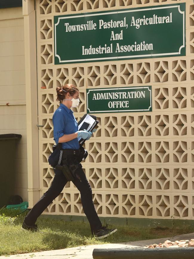 Australian Federal Police at the Townsville Showgrounds earlier this year.