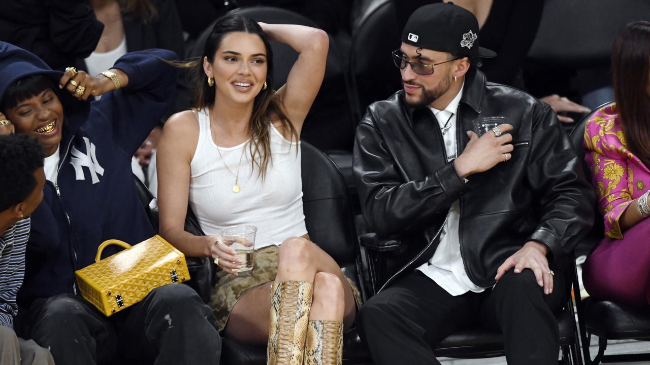 Bad Bunny has been dating model Kendall Jenner on and off since early 2023. Picture: Djansezian/Getty Images