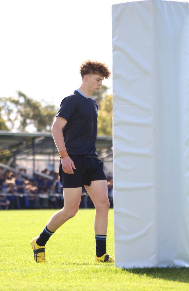 Elijah Breen. GPS First XV rugby round one action between BGS and Churchie.