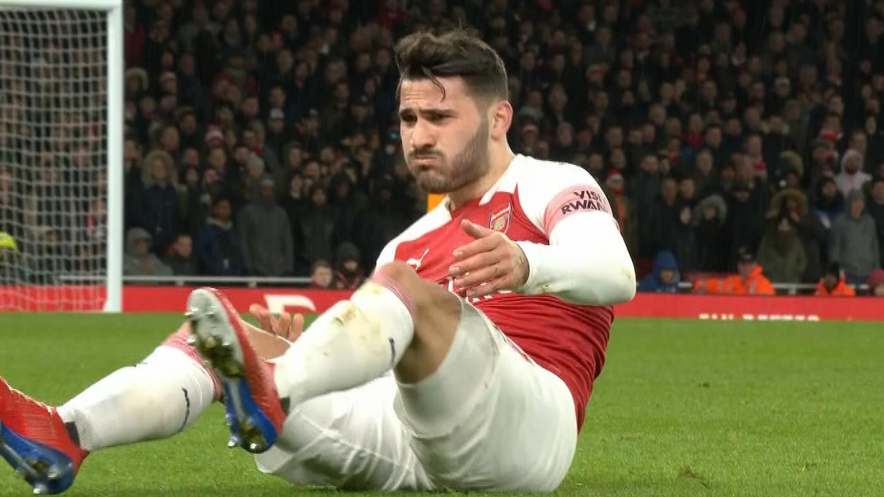 Sead Kolasinac vomited on the pitch in the Premier League overnight