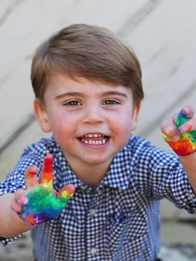 And this adorable photo of Prince Louis on his second birthday in April. Picture: AFP