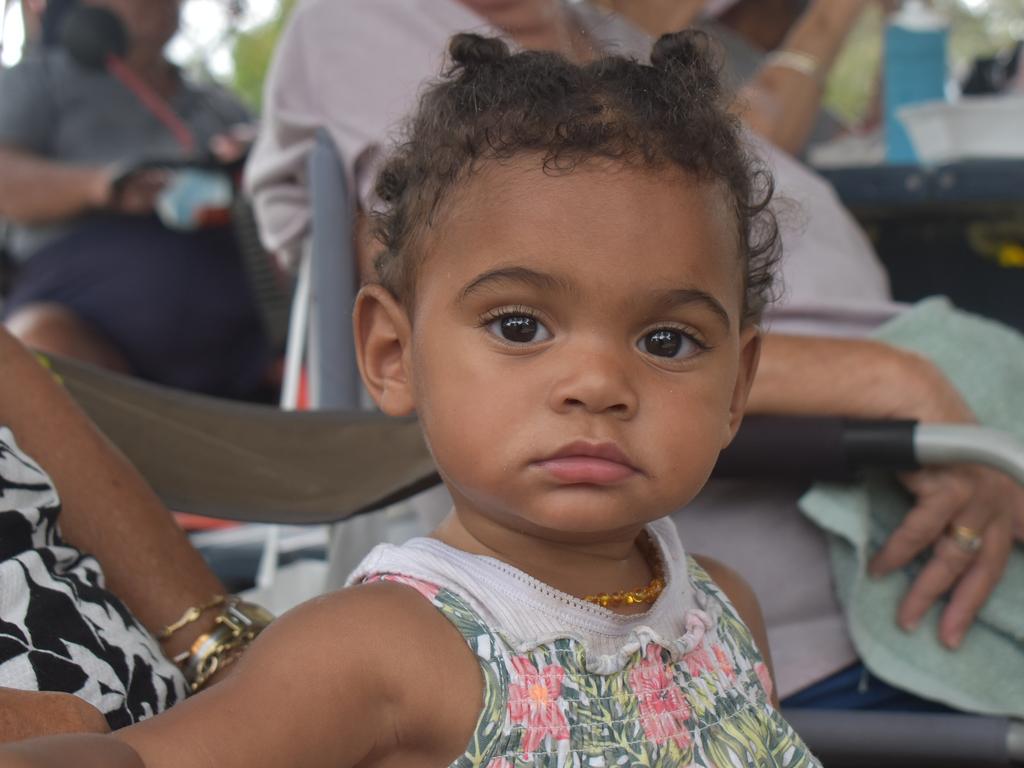 Mahliah Kissier at the Mackay & District South Sea islander Association's 2022 Australia Day Celebrations in Quota Park. Picture: Lillian Watkins