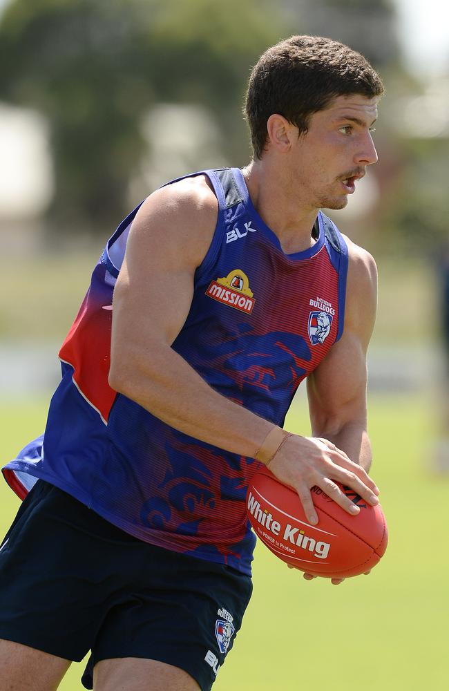 Tom Liberatore is the youngest member of the Western Bulldogs’ leadership group. Picture: David Smith