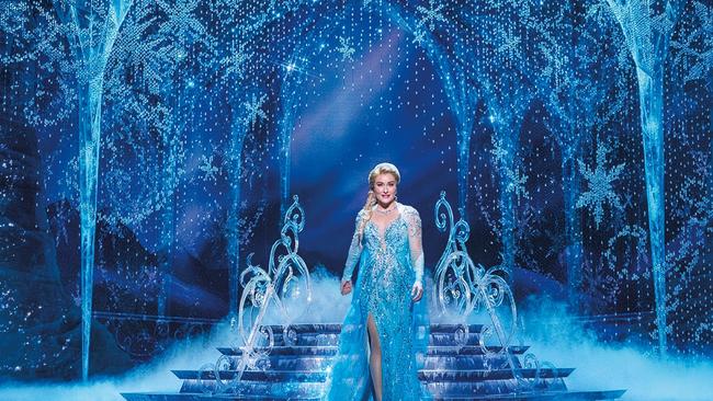 Jemma Rix as Elsa in Frozen the Musical Australian production. Picture: Lisa Tomasetti.