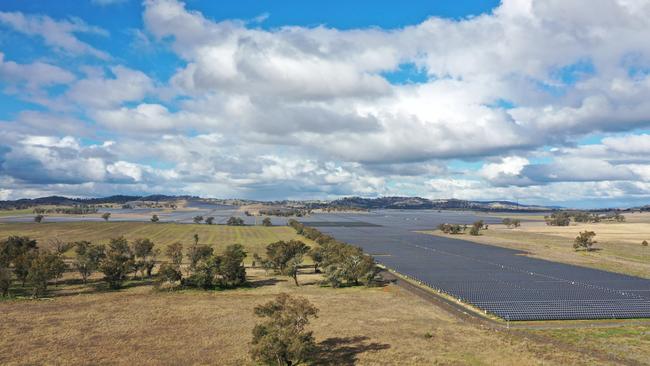 Summerville Solar Farm, located 57 kilometres southwest of Lismore, will have agenerating capacity of 90 megawatt (MW). Picture: Neil Fenelon