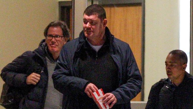 James Packer flies into Boston last month to check into a psychiatry hospital. Picture: Patriot Pics / BACKGRID