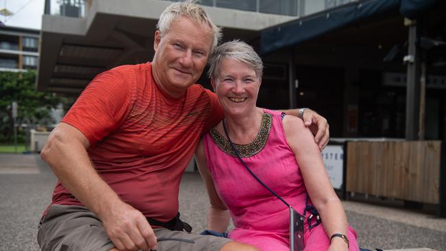 Mani Schmidt and Karin Wedel. Picture: Pema Tamang Pakhrin