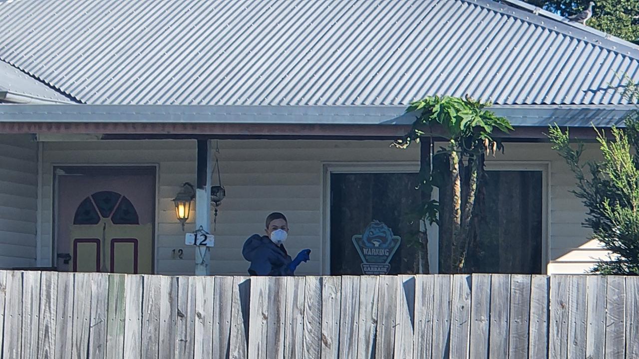 Police at the Bank Street house, Park Avenue, on September 11, 2022.