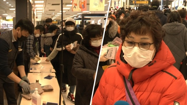 Coronavirus: South Koreans desperate for masks in Daegu