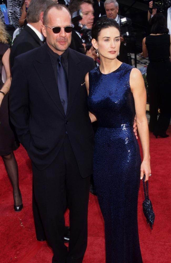 Bruce Willis and Demi Moore Picture: Kevin Mazur/WireImage