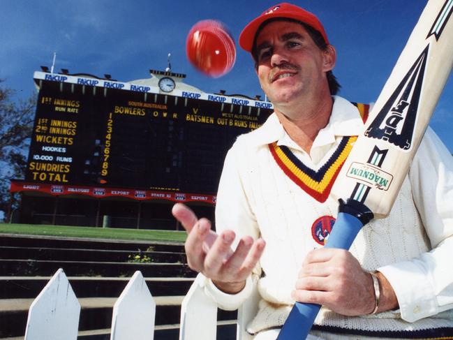 David Hookes at the Adelaide Oval in 1991.