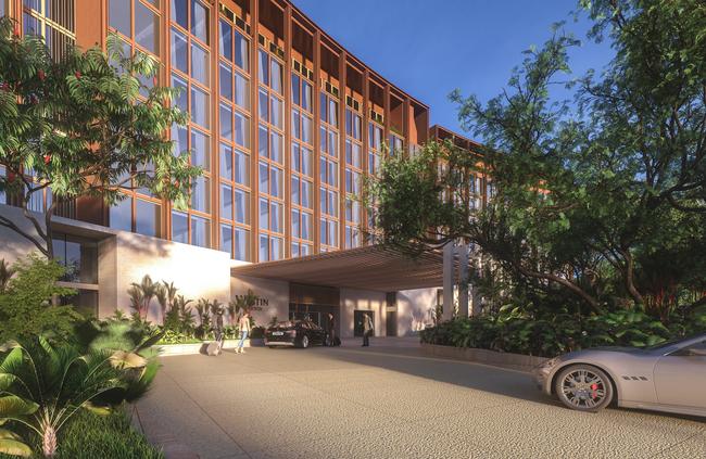 An artist’s impression of the Westin Darwin which will be a five star luxury hotel to be built on the waterfront