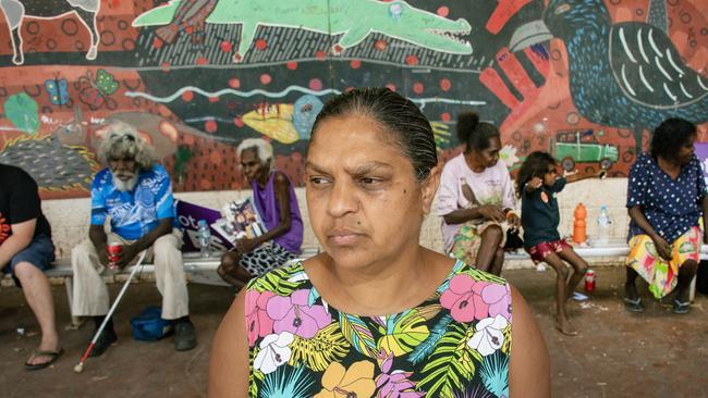 Former Aurukun Mayor Keri Tamwoy at todays launch. Photo by Brian Cassey