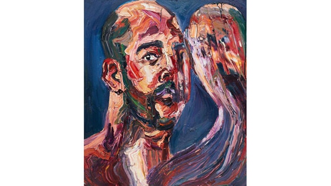 Myuran Sukumaran’s untitled self portrait, painted while on death row.