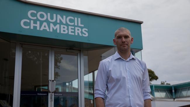 Eurobodalla Shire Council Mayor Mathew Hatcher has urged non-residential homeowners to release their homes into the normal rental market. Picture: Nathan Schmidt