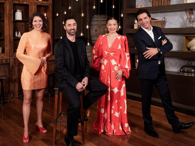 MasterChef 2024 judges Sofia Levin, Andy Allen, Poh Ling Yeow and Jean-Christophe Novelli.