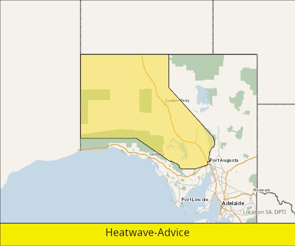 A heatwave warning has been issued for parts of the state's northwest. Picture: SES