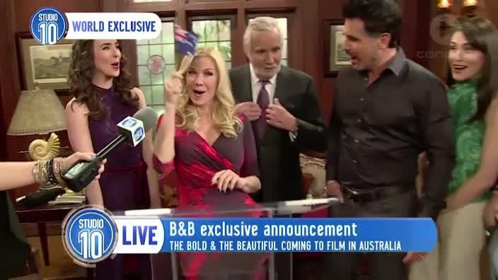 Studio 10: The Bold and the Beautiful cast are coming Down Under 