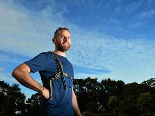 SIGHTS SET: Stephen Brady is in training for a trek to the summit of Mt Kilimanjaro to help raise funds for suicide prevention. Picture: John McCutcheon