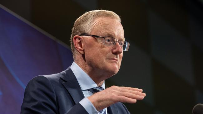 RBA Governor Philip Lowe addressed the National Press Club at a special event at the Fullerton Hotel in Sydney earlier this year. Picture: NCA NewsWire / Gary Ramage