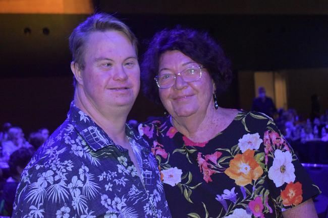 Josh Hicks and Claire Rehbein at the Mackay Australia Day awards at the MECC on January 25, 2022. Picture: Lillian Watkins