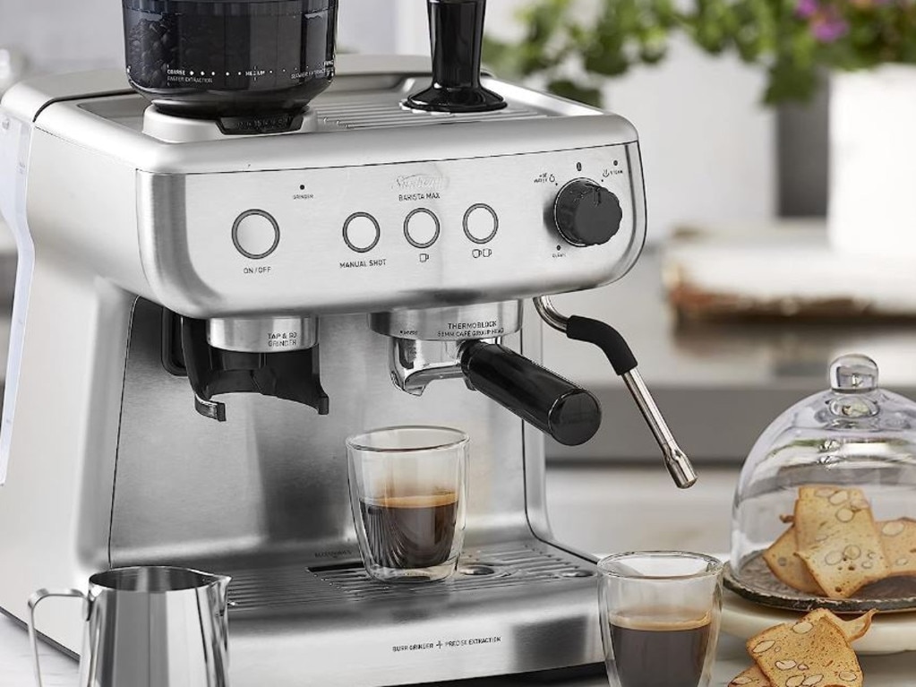 Sunbeam Barista Max Coffee Machine. Picture: Supplied.