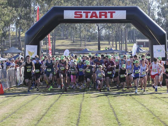 The Park2Park attracts big crowds to Limestone Park in Ipswich, raising funds for the Ipswich Hospital Foundation.