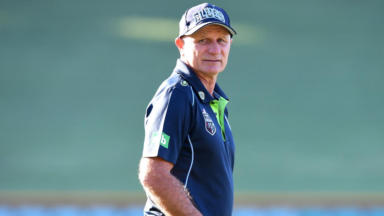 Former NSW State of Origin NRL player Peter Sterling watches a training session in Sydney on Thursday, June 15, 2017. The second match of the three game State of Origin series will by held in Sydney on June 21. (AAP Image/Paul Miller) NO ARCHIVING