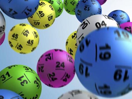 Powerball balls generic. $40 million was won in the lottery and collected from newsagent in Campbelltown Mall.