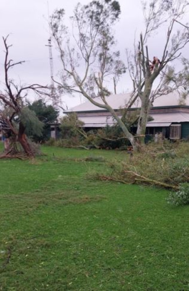 Yarrie Station in WA was damaged as Cyclone Isla hit the area. Source: CPR radio