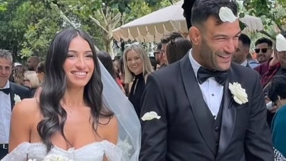 The Voice contestant Annaleese Fuda and MMA fighter Antonio 'The Spartan' Caruso have married at Sunnybrae Estate. Picture Instagram