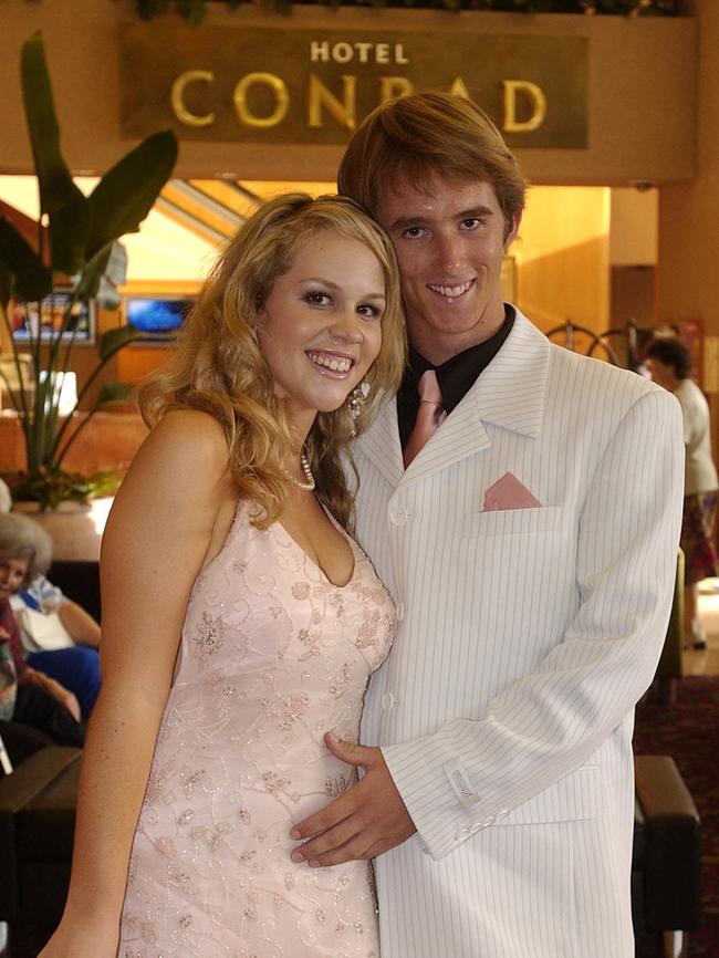 NOVEMBER 14 2005, NEWS-GCB, Reporter:Katie Ots Details:Palm Beach Currumbin State School Formal at Conrad Jupiters Casino Broadbeach Michelle Rogers , Chris Mcdonald Pic:Alex Carter