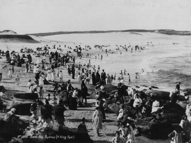 Bondi Beach in 1894. Photo courtesy of Mitchell Library, State Library of NSW.